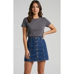 Eightytwo Denim Ardene Mini Skirt Medium Wash Size   0